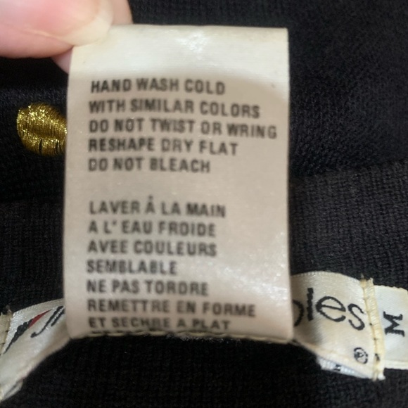 JH Collectibles embroidered and bejeweled vintage cardigan - Picture 6 of 7